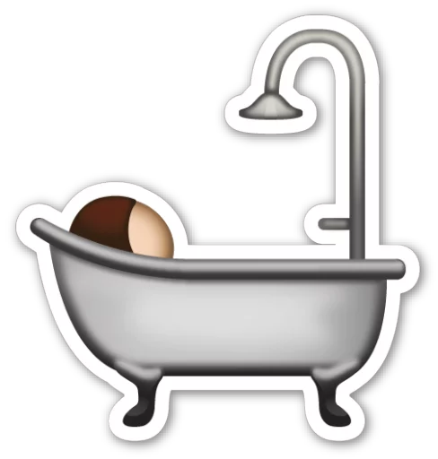 Emoji V3.0 By Carlosartugo sticker 🛁