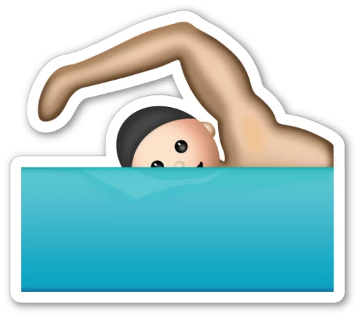 Emoji V3.1 By Carlosartugo stiker 🏊