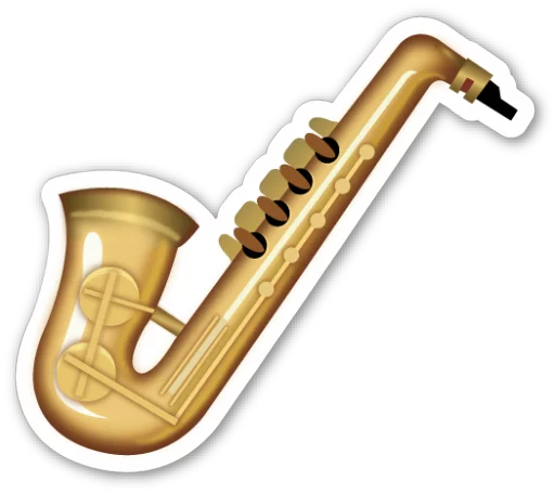 Telegram stiker «Emoji V3.1 By Carlosartugo» 🎷