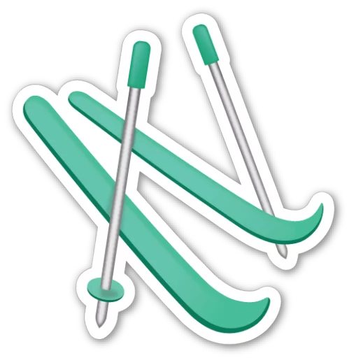 Emoji V3.1 By Carlosartugo sticker 🎿