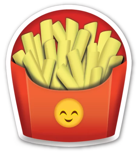 Emoji V3.2 By Carlosartugo stiker 🍟