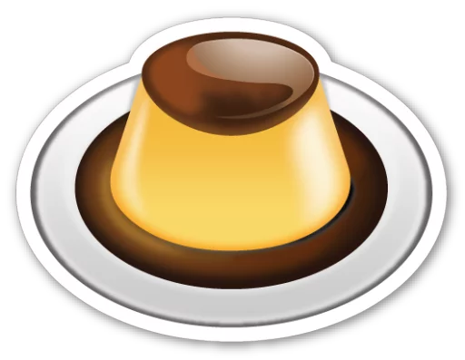 Стикер Telegram «Emoji V3.2 By Carlosartugo» 🍮