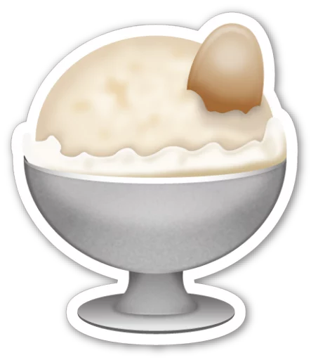 Стикер Telegram «Emoji V3.2 By Carlosartugo» 🍨