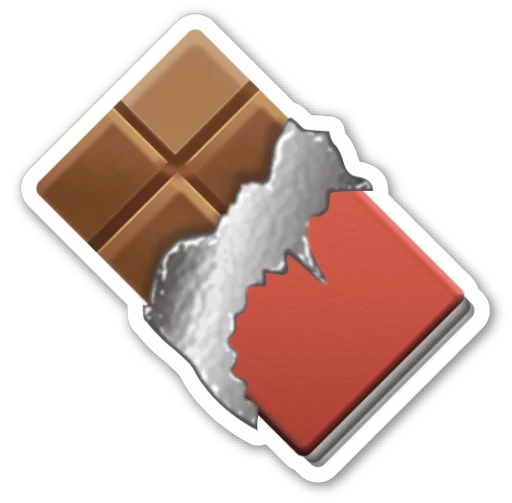 Telegram Sticker «Emoji V3.2 By Carlosartugo» 🍫