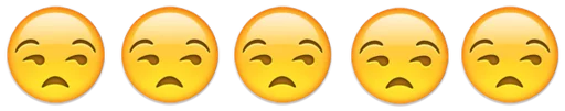 Emoji combination😐🤔 stiker 😒