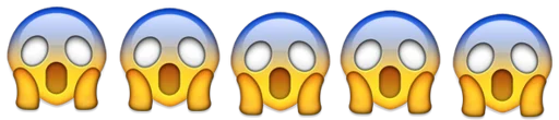 Telegram stiker «Emoji combination😐🤔» 😱