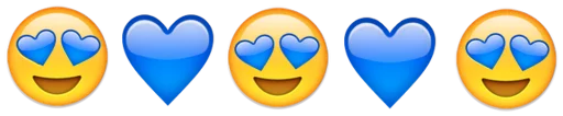 Стикер Emoji combination😐🤔 💙