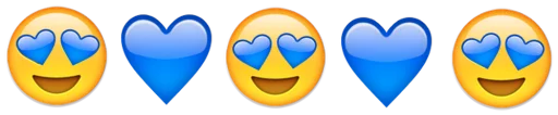 Емодзі Emoji combination😐🤔 💙