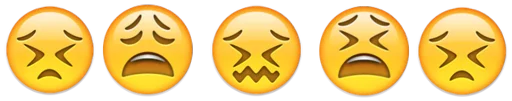 Стікер Emoji combination😐🤔 😣