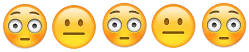 Эмодзи Emoji combination😐🤔 😳