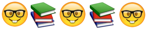 Стікер Telegram «Emoji combination😐🤔» 🤓