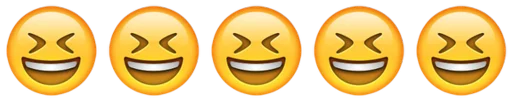 Emoji combination😐🤔 stiker 😆