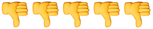 Emoji combination😐🤔 sticker 👎