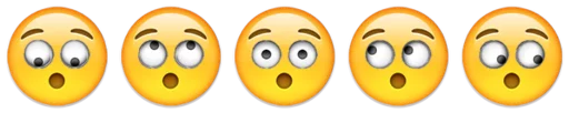 Telegram stiker «Emoji combination😐🤔» 😳