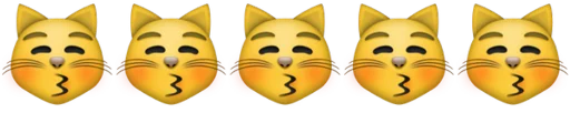Emoji combination😐🤔 stiker 😽
