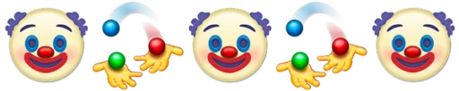 Emoji combination😐🤔 sticker 😀