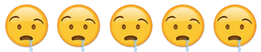 Telegram Sticker «Emoji combination😐🤔» 😦