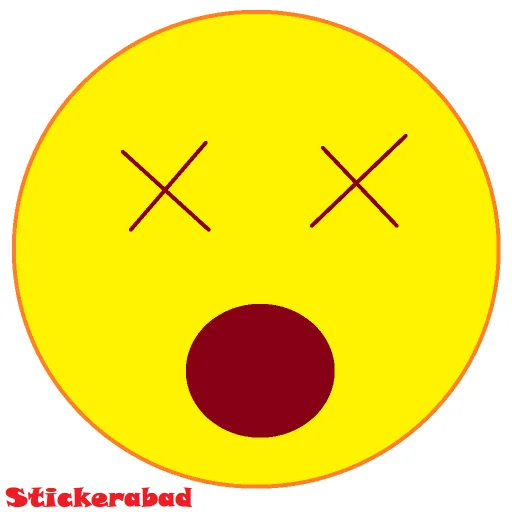 Telegram Sticker «Emojilar 2 » 😵