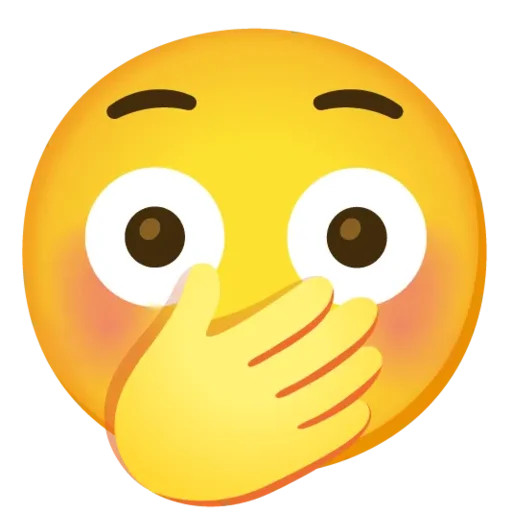 Telegram Sticker «Emojis (Gboard)» 😒