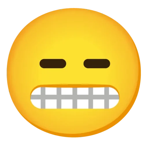 Emojis (Gboard) sticker 😑