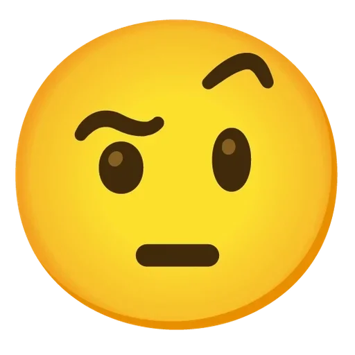 Emojis (Gboard) sticker 🤨