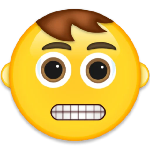 Telegram Sticker «Emoji» 😬