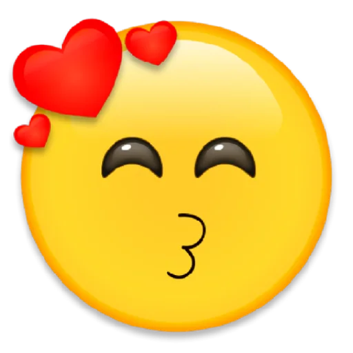 Telegram stiker «Emoji» 😙