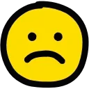 Emoticon HD emoji ☹️