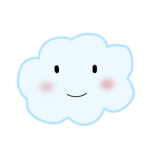 Емодзі Emotional Cloud 😚