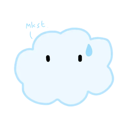 Емодзі Emotional Cloud 🥳