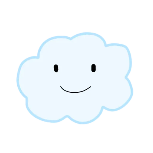 Эмодзи Emotional Cloud 😌