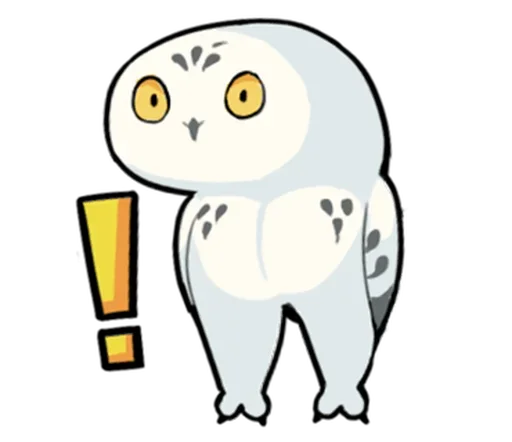 Емодзі Energetic Snowy Owls 👹