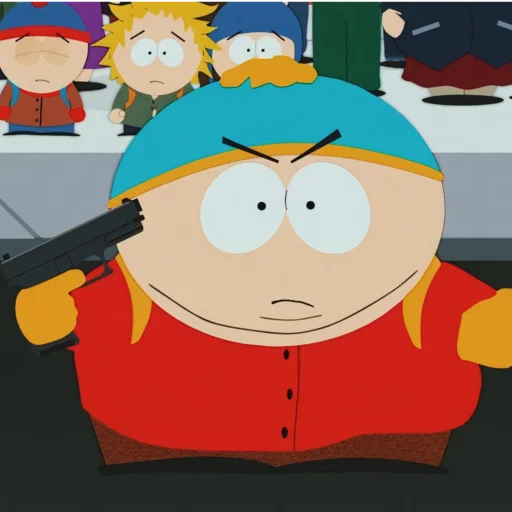 Стикер Telegram «South Park :: Eric Cartman» 🔫