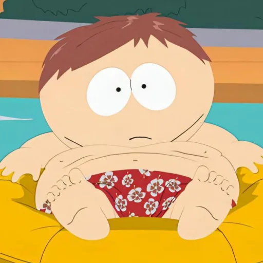 Стикер South Park :: Eric Cartman 🏖️