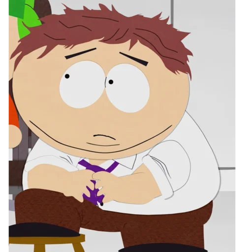 Telegram stiker «South Park :: Eric Cartman» 😕