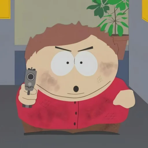 Стікер Telegram «South Park :: Eric Cartman» 🔫
