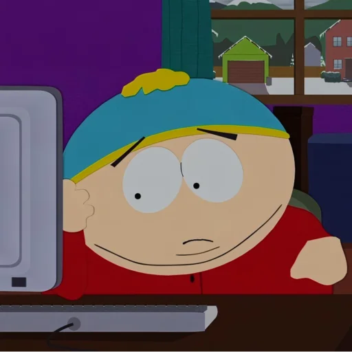 Стікер Telegram «South Park :: Eric Cartman» 😒