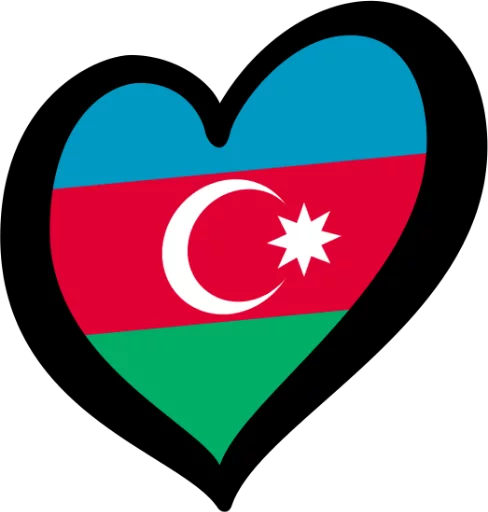 Telegram Sticker «Eurovision Flags» 🇦🇿