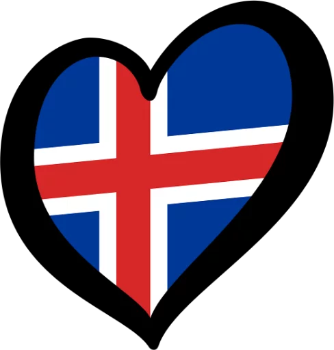 Telegram Sticker «Eurovision Flags» 🇮🇸
