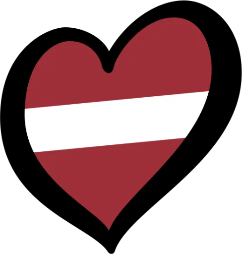Telegram stiker «Eurovision Flags» 🇱🇻
