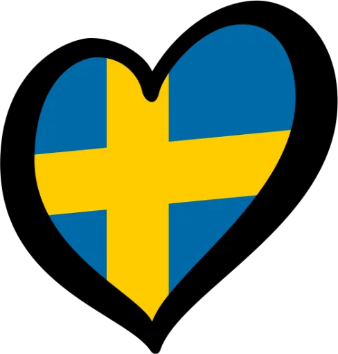 Telegram Sticker «Eurovision Flags» 🇸🇪