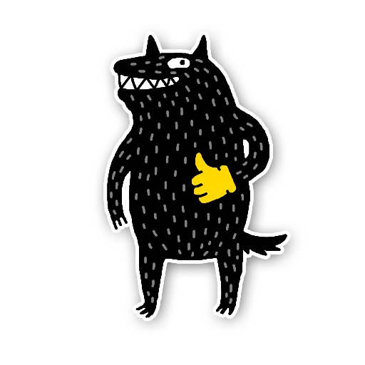 Wolf emoji 👍