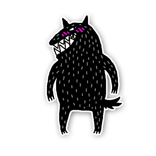 Wolf emoji 😊