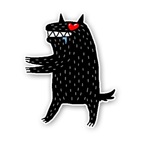 Telegram Sticker «Wolf» 😍
