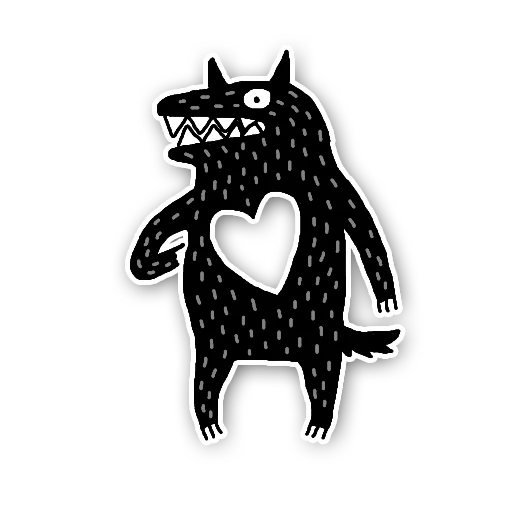 Telegram Sticker «Wolf» ❤️