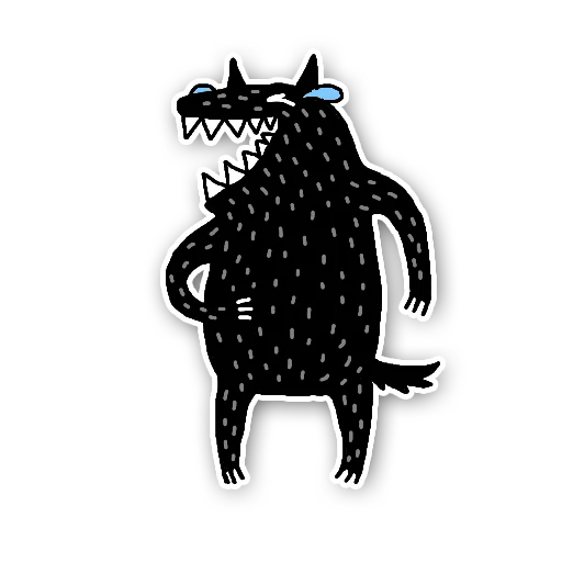 Wolf emoji 😂