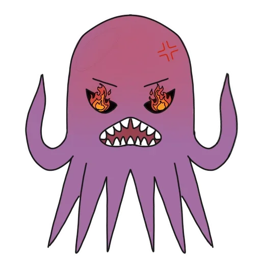 Telegram stikerlari Octopus 