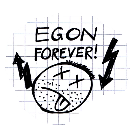 Egon Forever! sticker 🦀