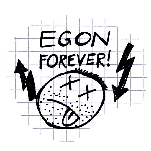 Telegram stikerlari Egon Forever!
