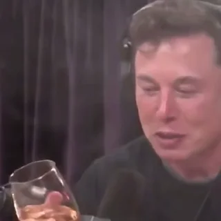 The great Elon Musk emotes 2 emoji 🥃